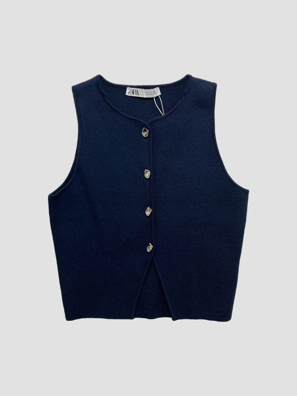 Polera sin mangas ZARA - Talla S (VOP01016315)-0