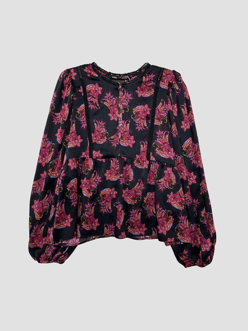 Blusa ZARA - Talla M (VOP01198479)-0