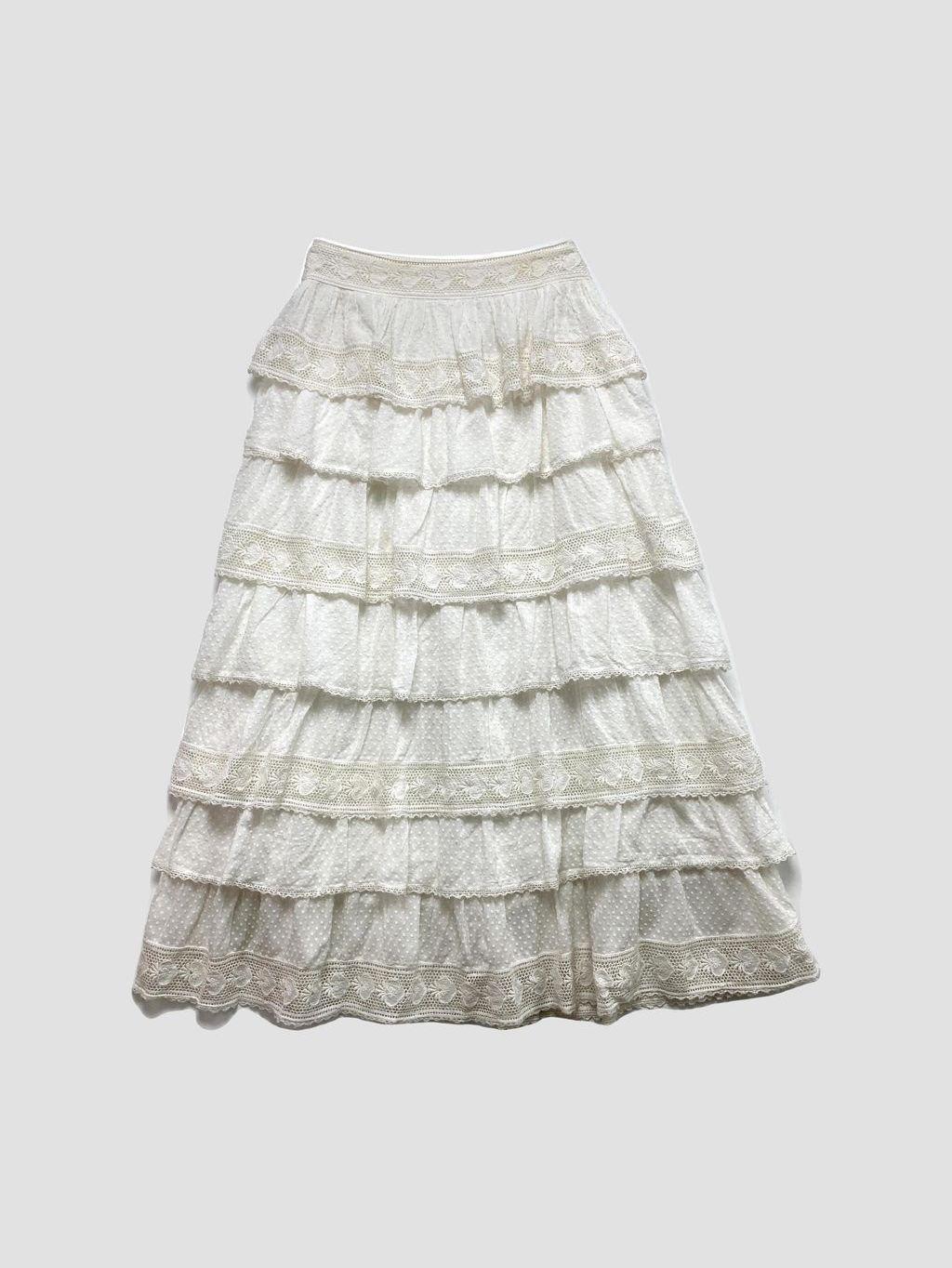 Falda larga LOVESHACKFANCY - Talla 34 (VOP00844597)-0