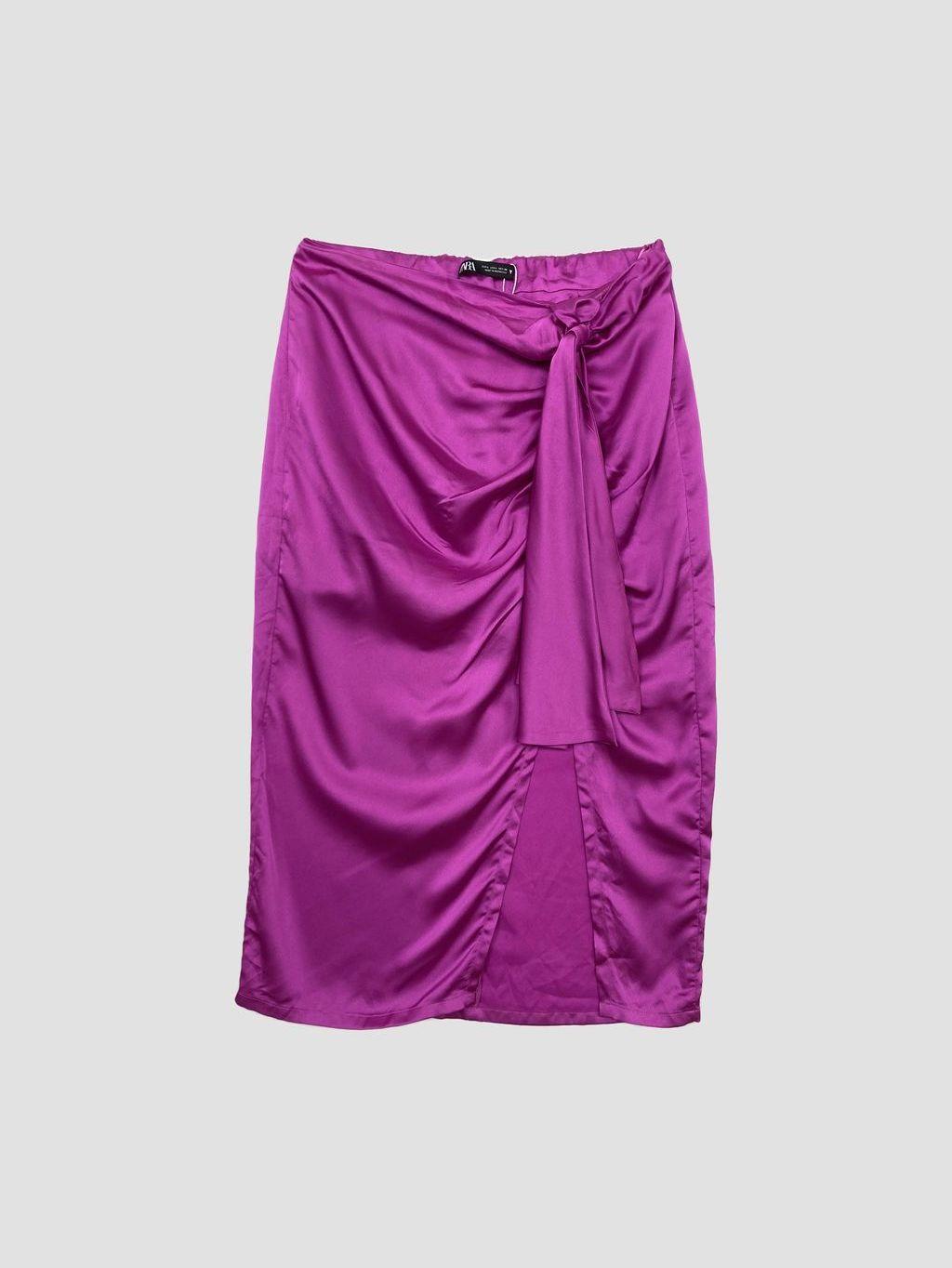 Falda larga ZARA - Talla 40 (VOP01084094)-0