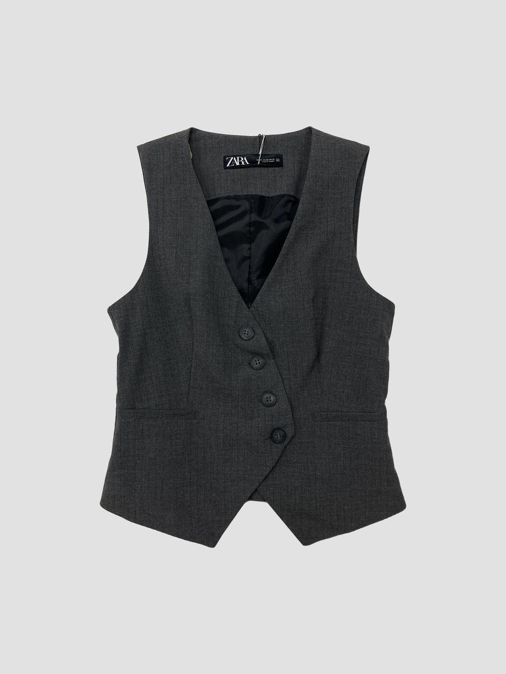 Chaqueta sin mangas ZARA - Talla XS (VOP01144383)-0