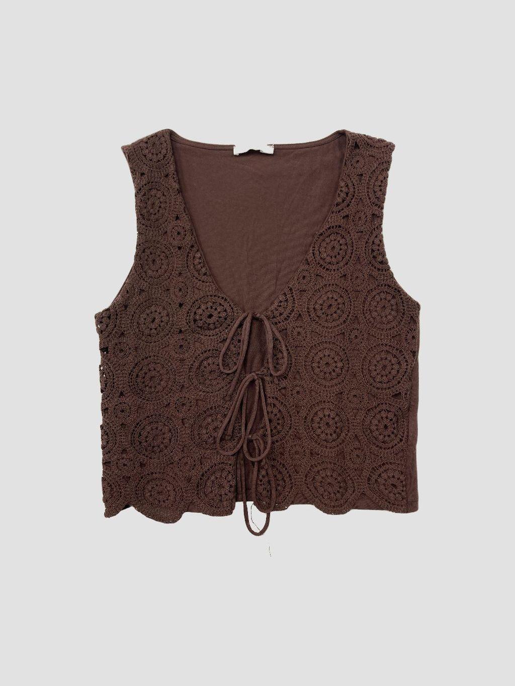 Chaleco sin mangas STRADIVARIUS - Talla S (VOP01136792)-0
