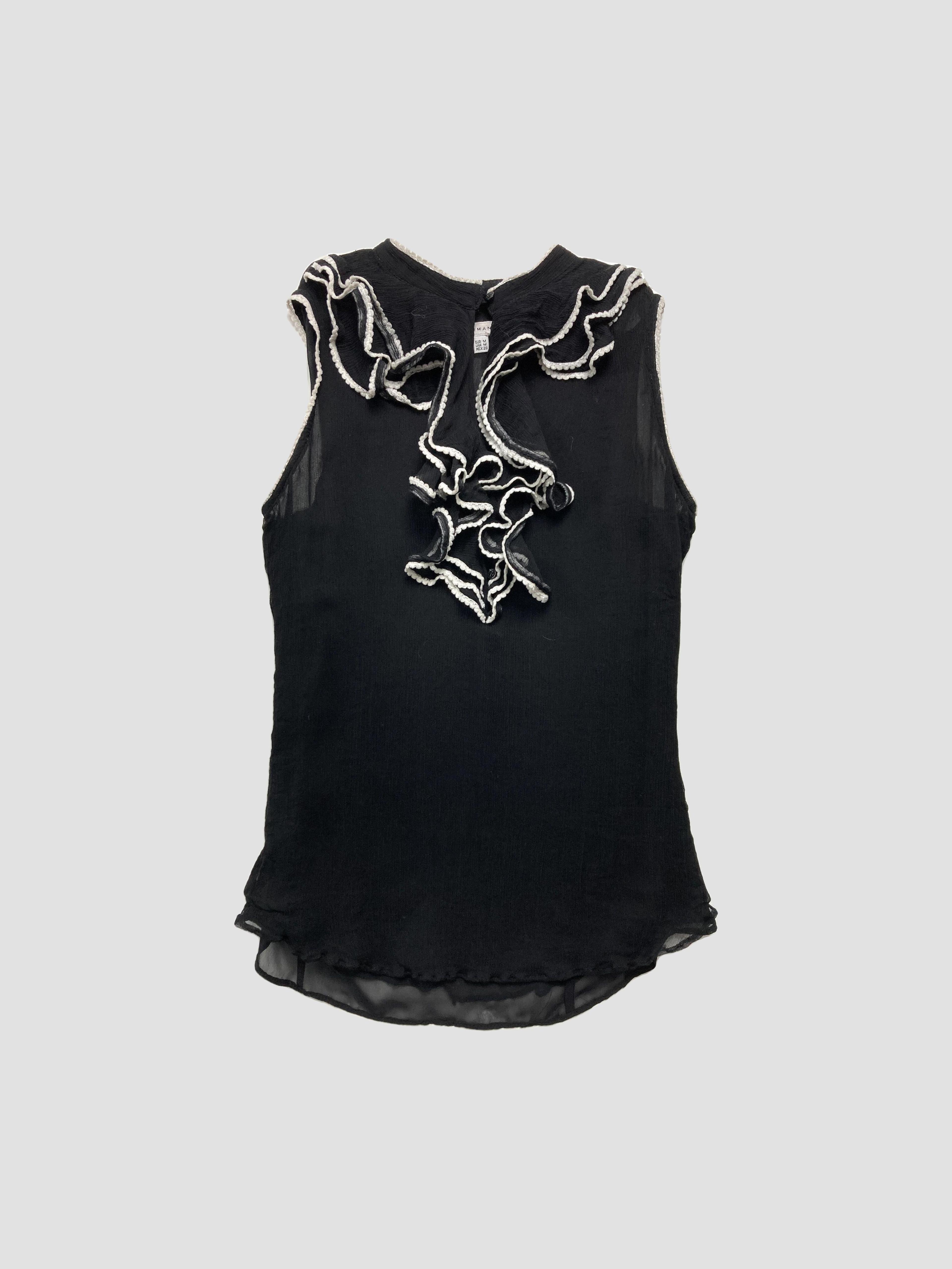 Polera sin mangas ZARA - Talla M (VOP00908581)-0