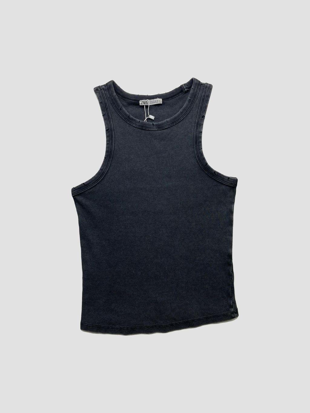 Polera sin mangas ZARA - Talla M (VOP01023739)-0