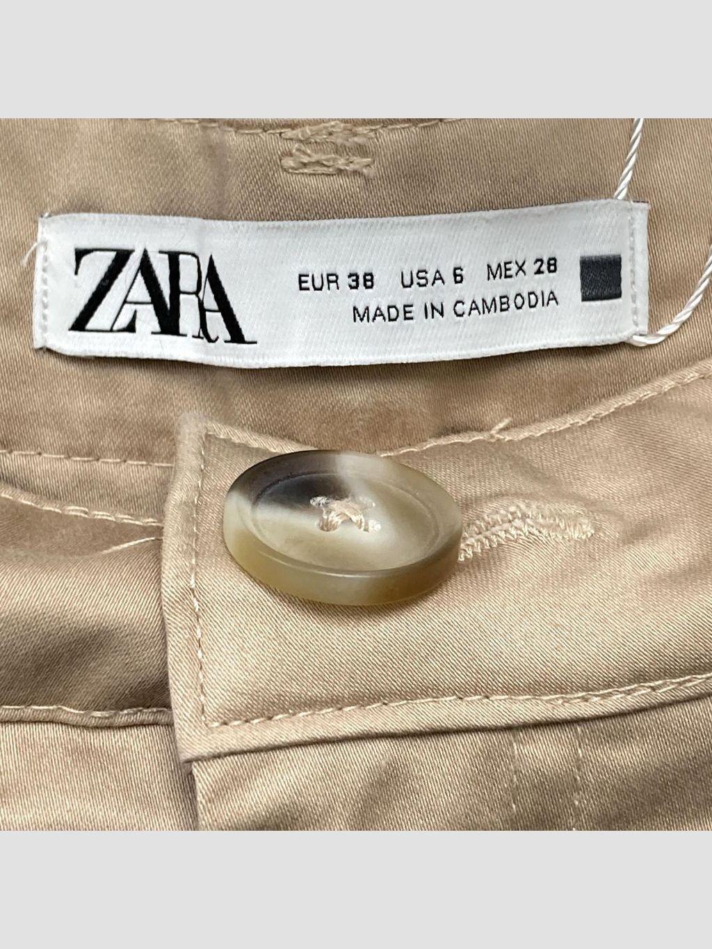 Pantalón ZARA - Talla 38 (VOP01017661)-1