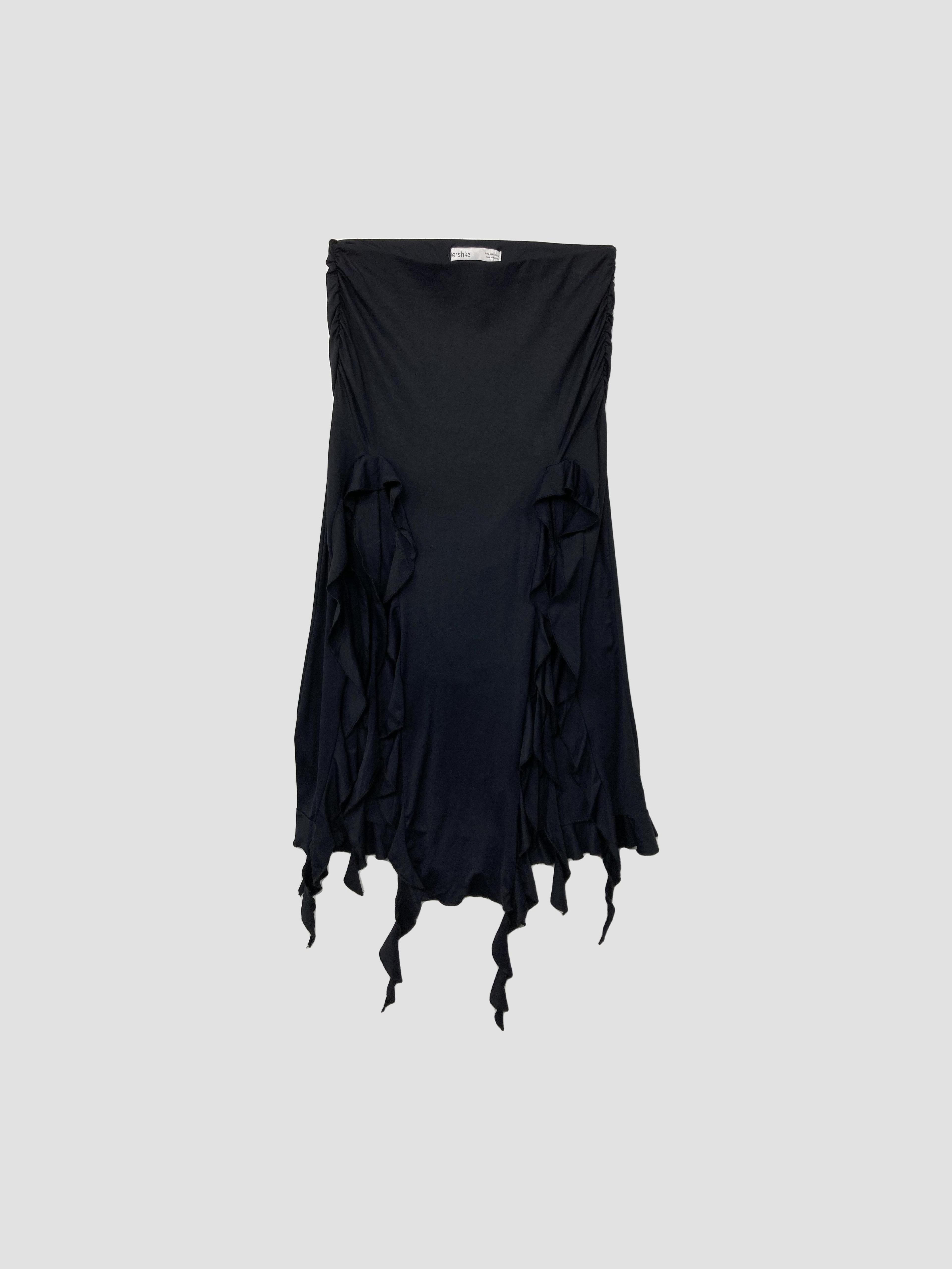 Falda larga BERSHKA - Talla 34 (VOP01205096)-0