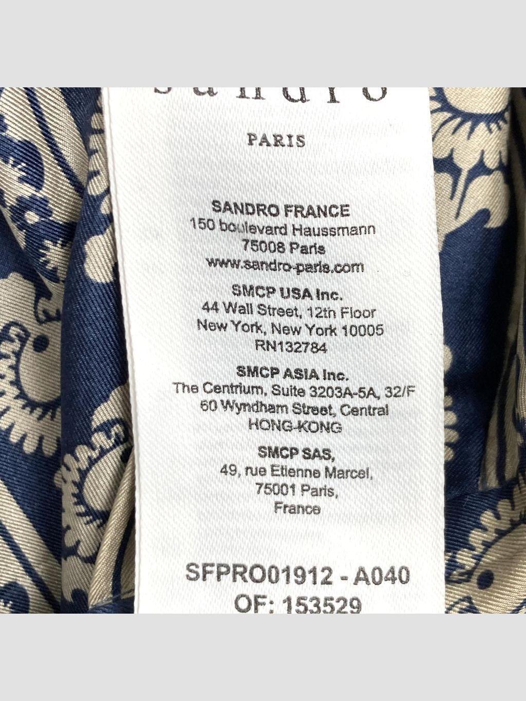 Vestido largo SANDRO - Talla M (VOP01113465)-4