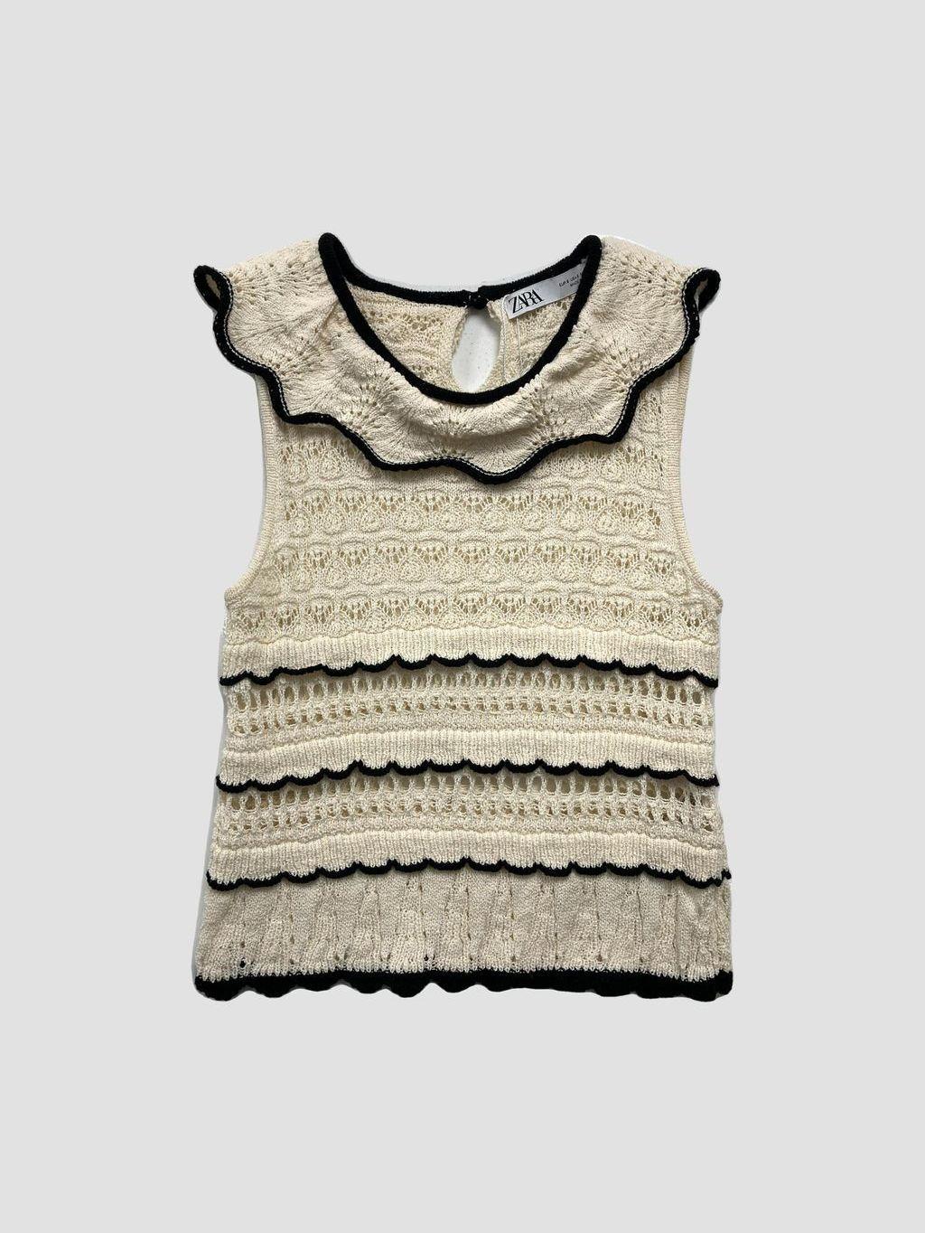 Polera sin mangas ZARA - Talla S (VOP01039468)-0