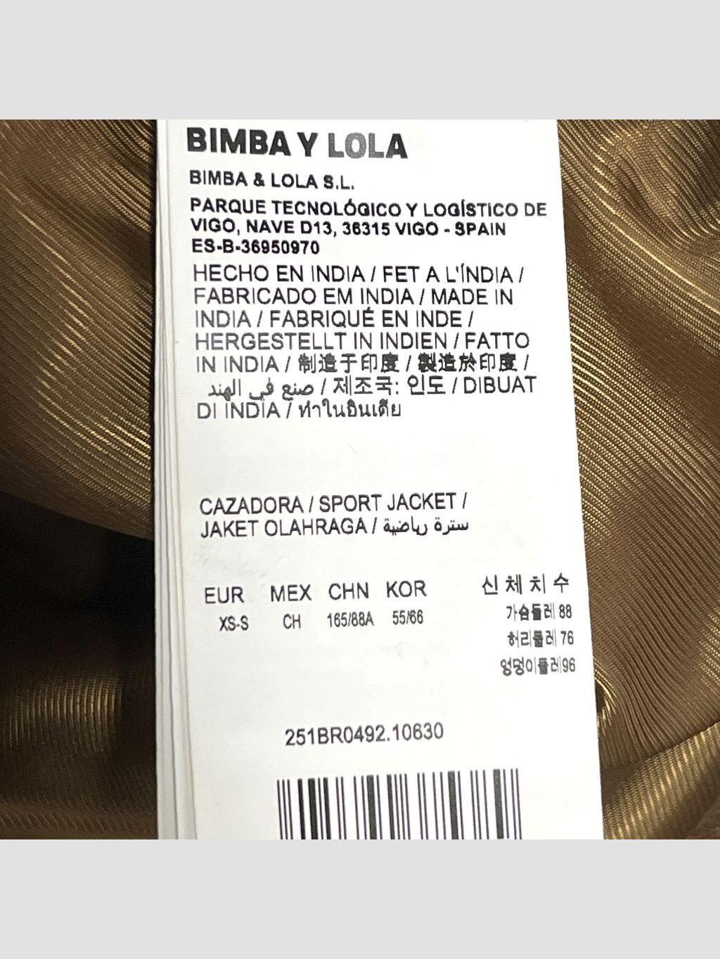 Chaqueta casual BIMBA Y LOLA - Talla S (VOP01185641)-3