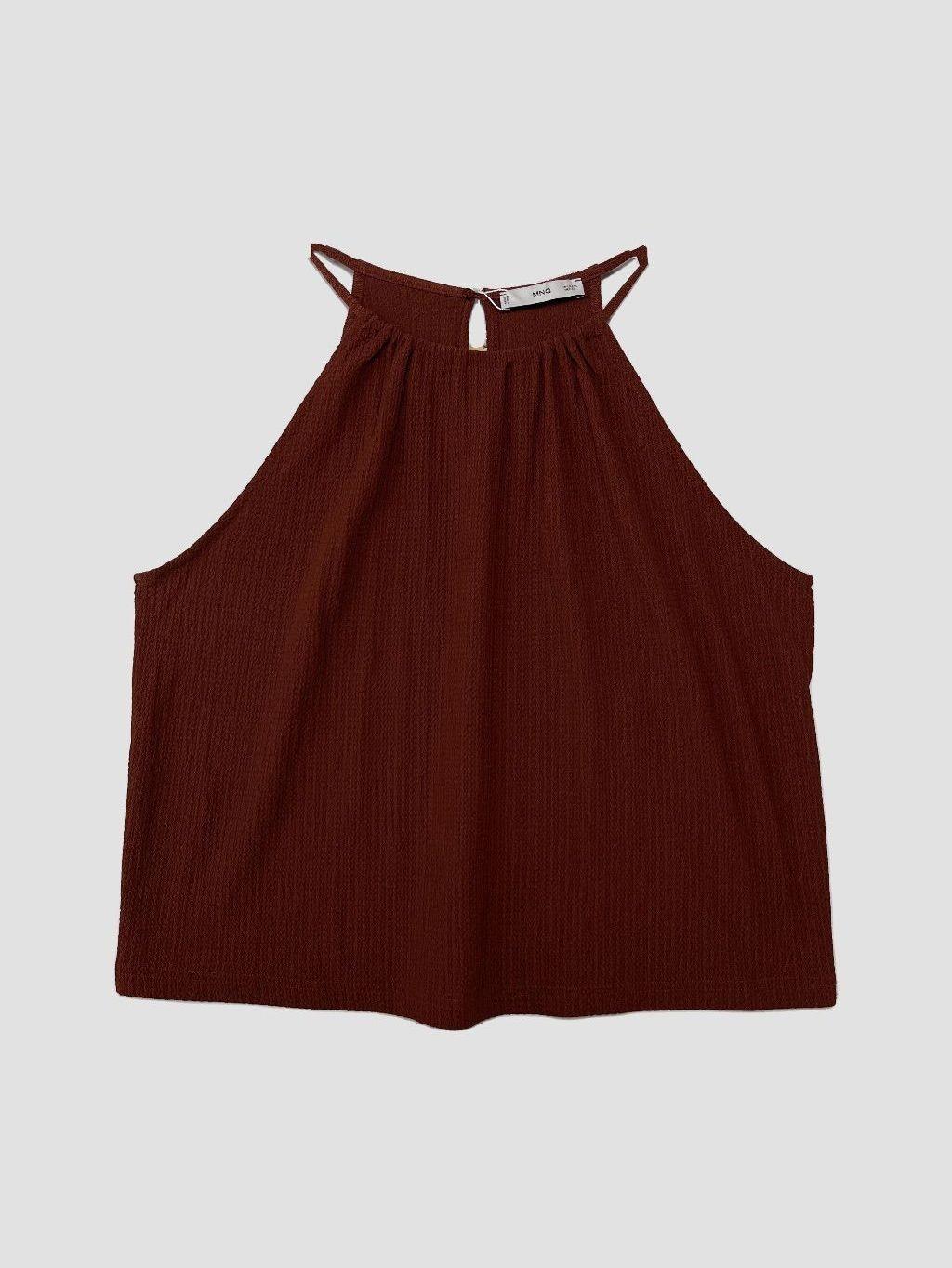 Polera sin mangas MANGO - Talla XL (VOP01116755)-0