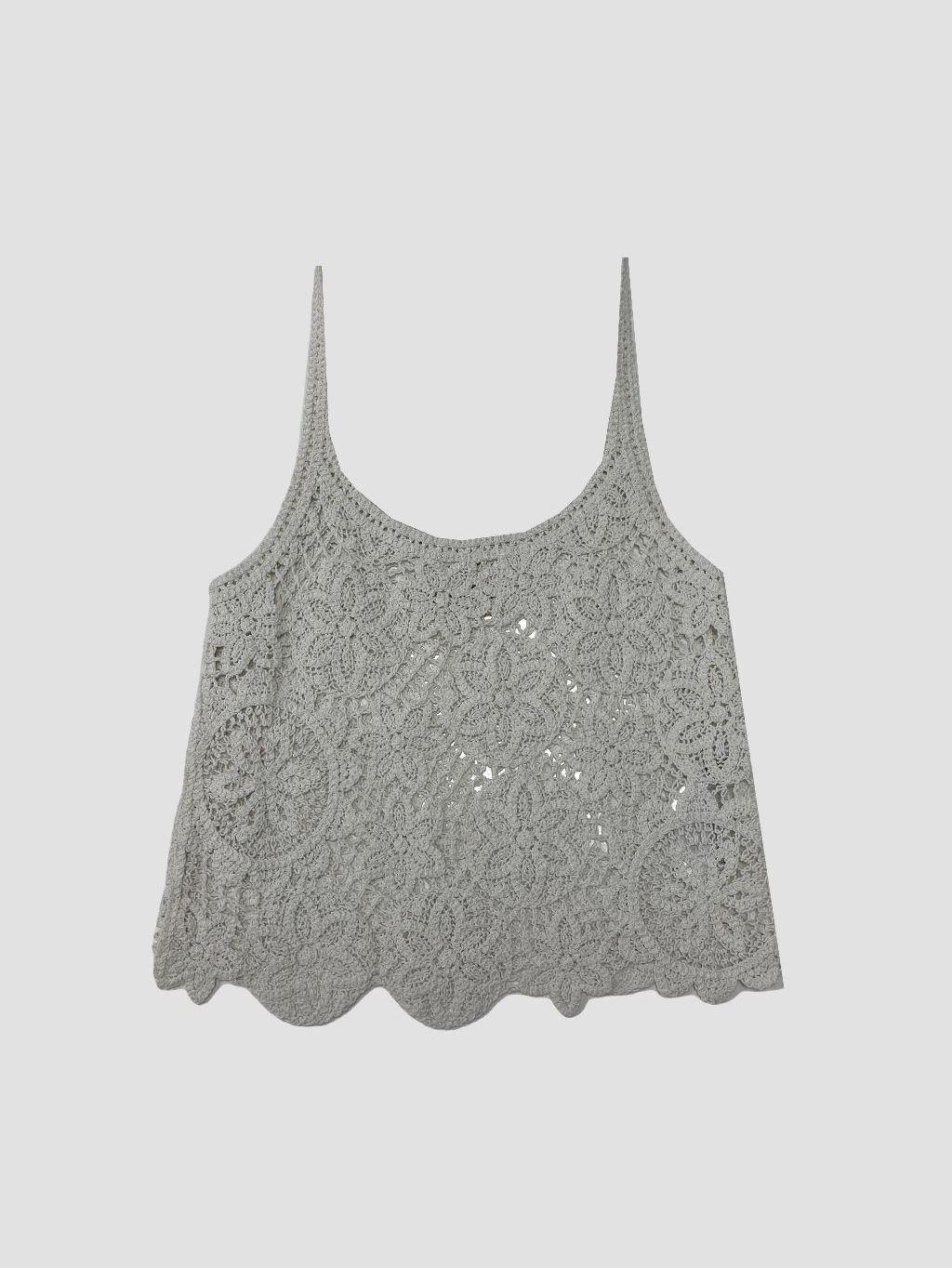 Polera sin mangas ZARA - Talla M (VOP01146895)-0