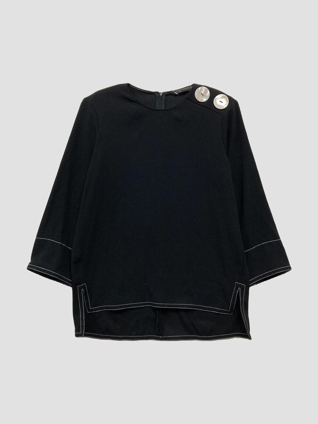 Polera ZARA - Talla XXS (VOP01006960)-0