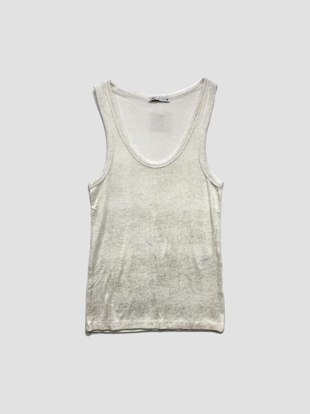 Polera sin mangas ZARA - Talla S (VOP01059844)-0