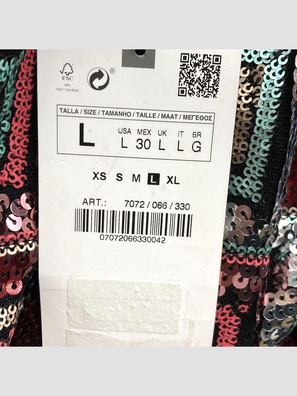 Vestido corto ZARA - Talla L (VOP01063168)-2