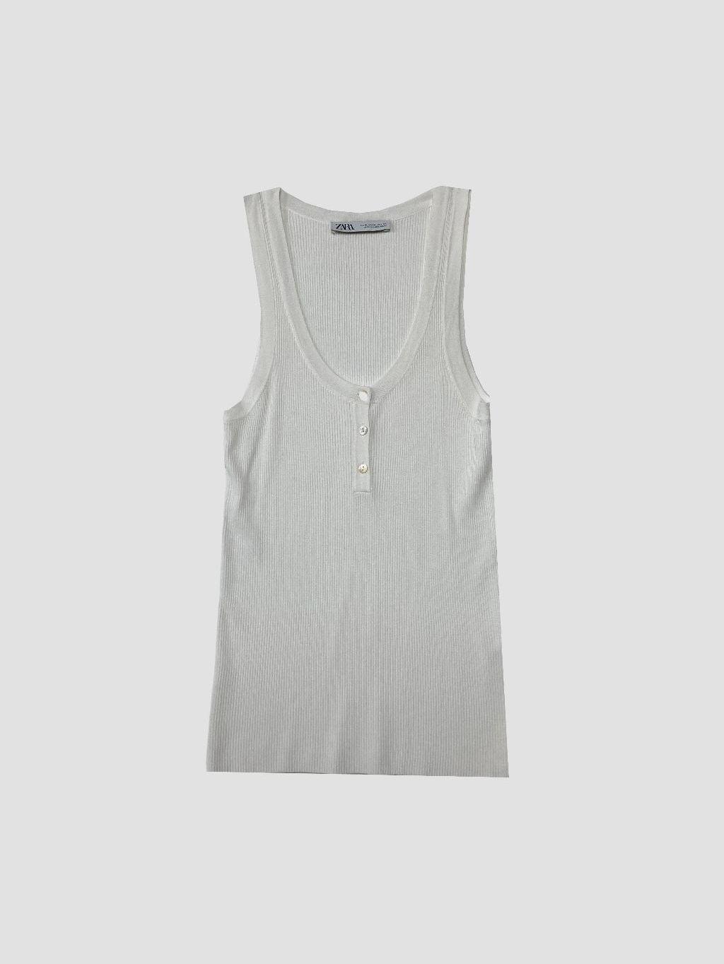 Polera sin mangas ZARA - Talla XL (VOP01146114)-0