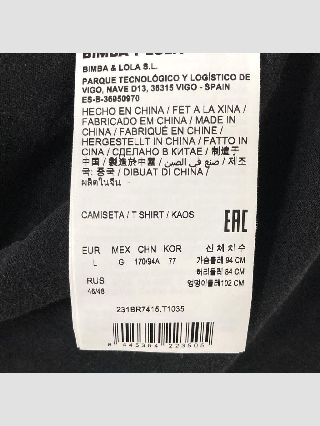 Polera sin mangas BIMBA Y LOLA - Talla L (VOP01146465)-3