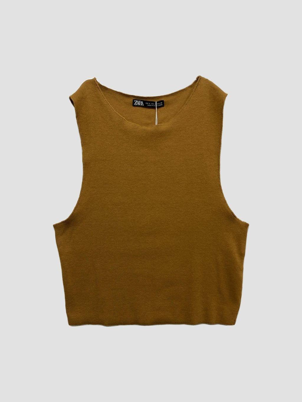 Polera sin mangas ZARA - Talla S (VOP00872539)-0