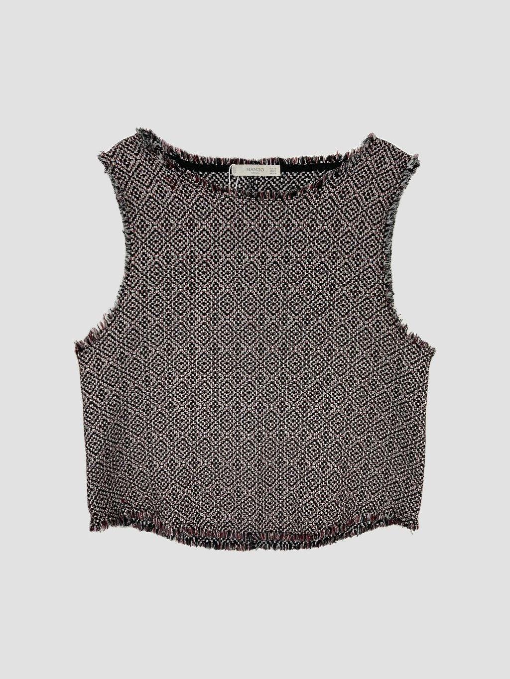 Polera sin mangas MANGO - Talla M (VOP01128990)-0