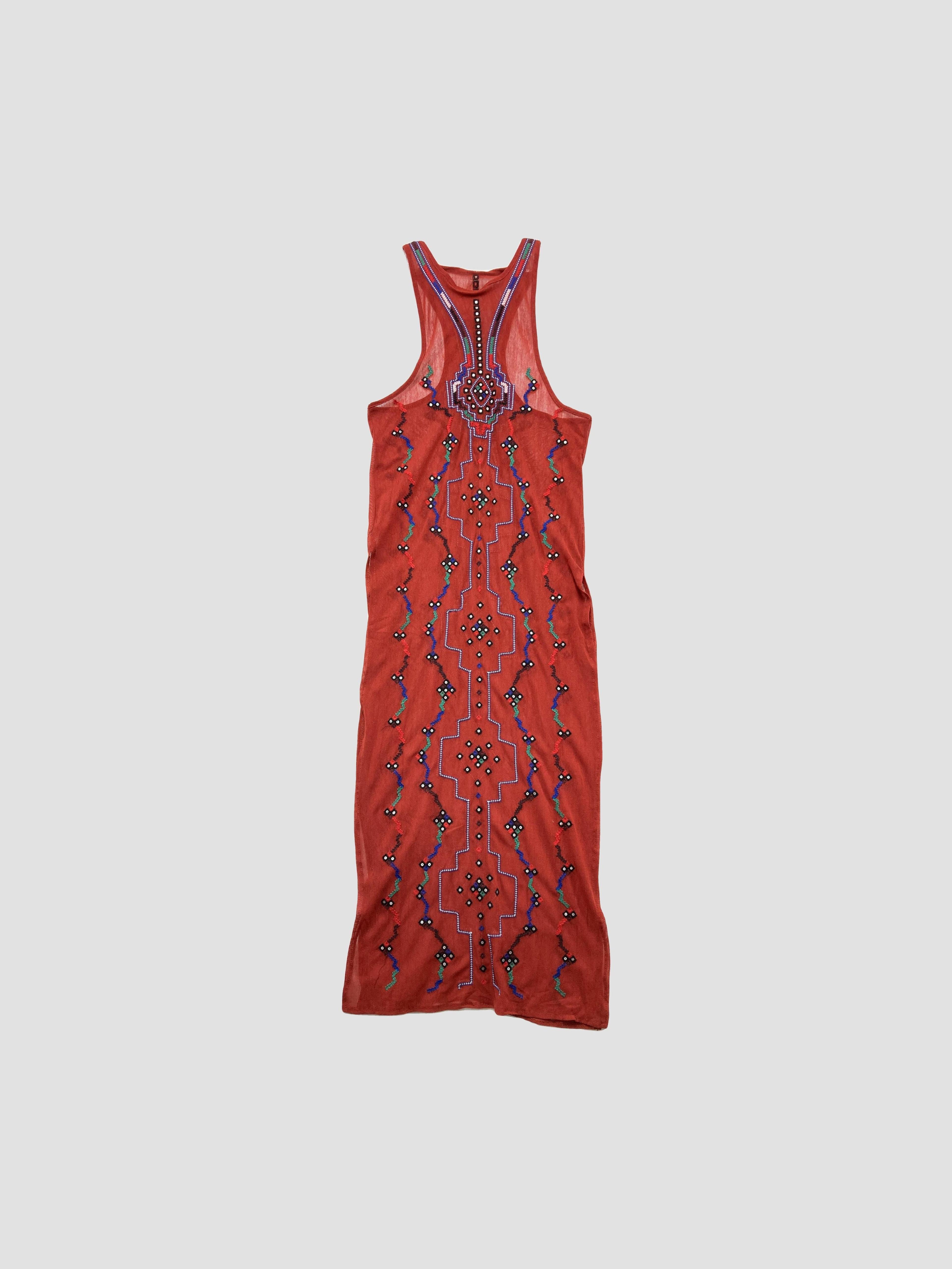 Vestido largo VINTAGE - Talla S (VOP00890532)-0
