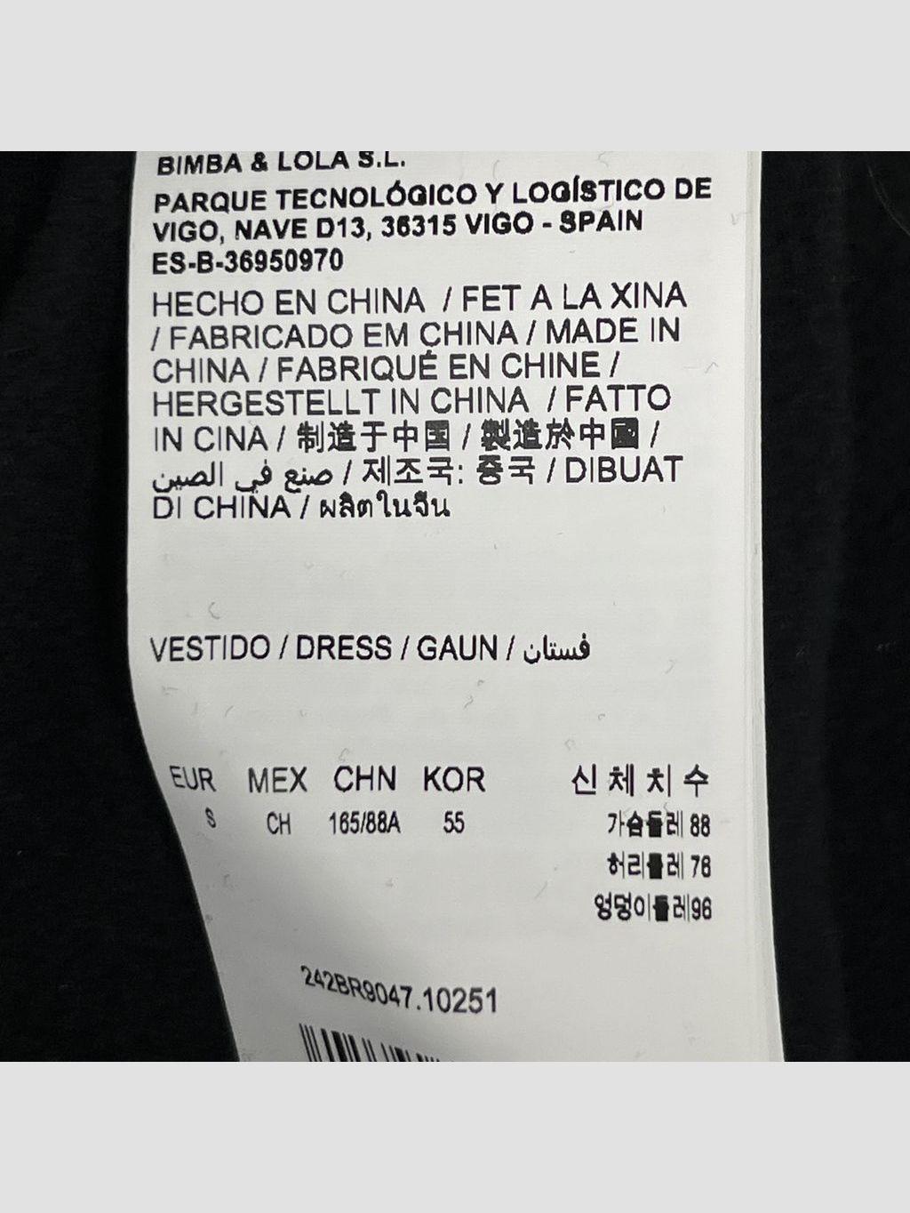 Vestido largo BIMBA Y LOLA - Talla S (VOP01118383)-3