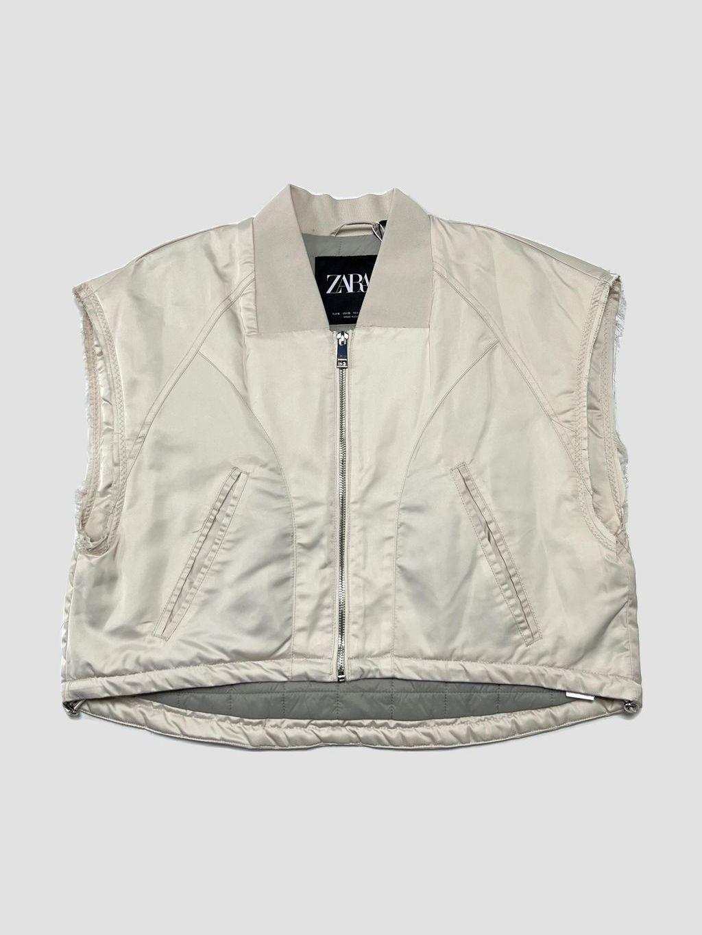 Chaqueta sin mangas ZARA - Talla S (VOP01149826)-0