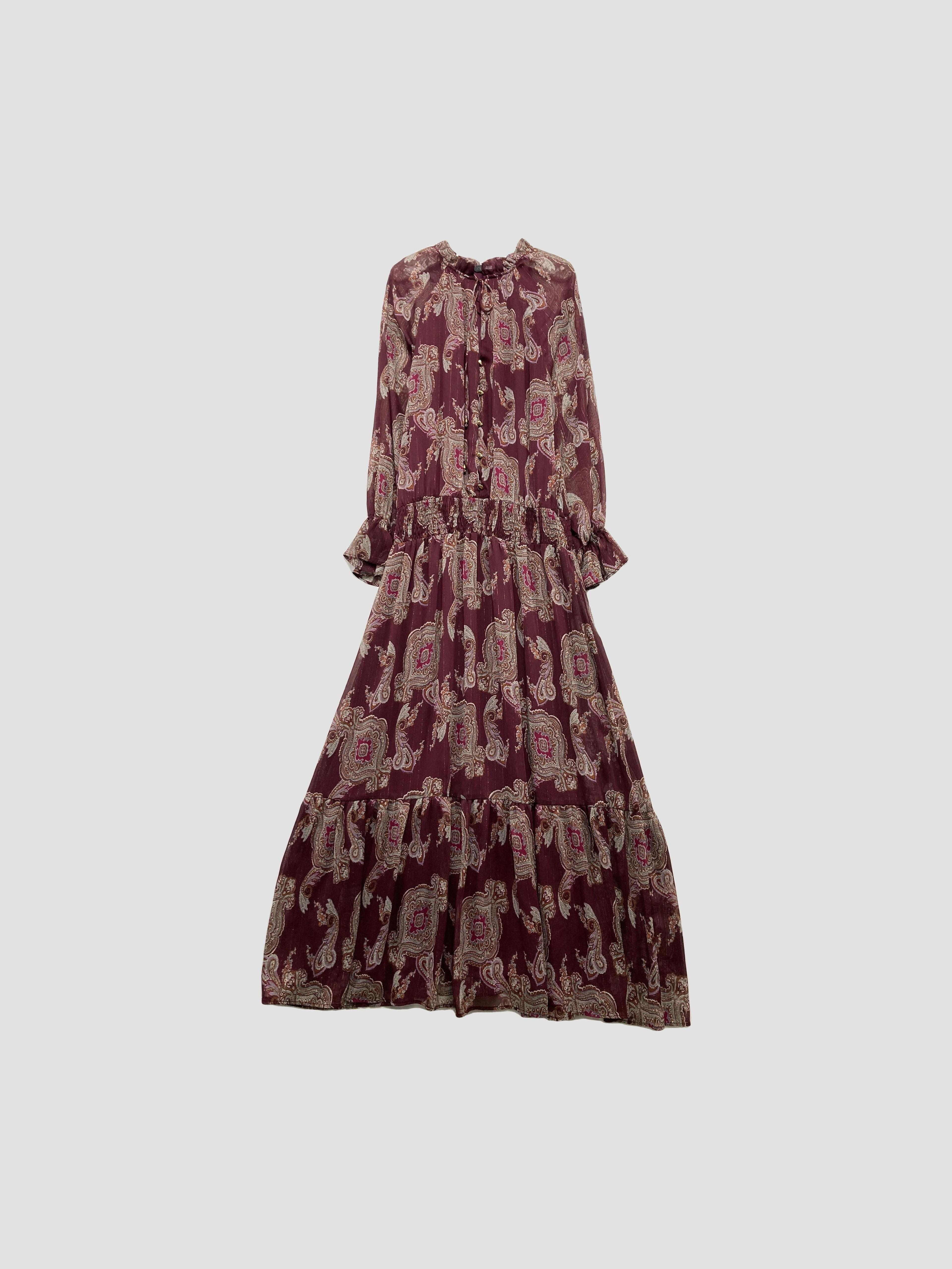 Vestido largo ZARA - Talla XS (VOP01035536)-0