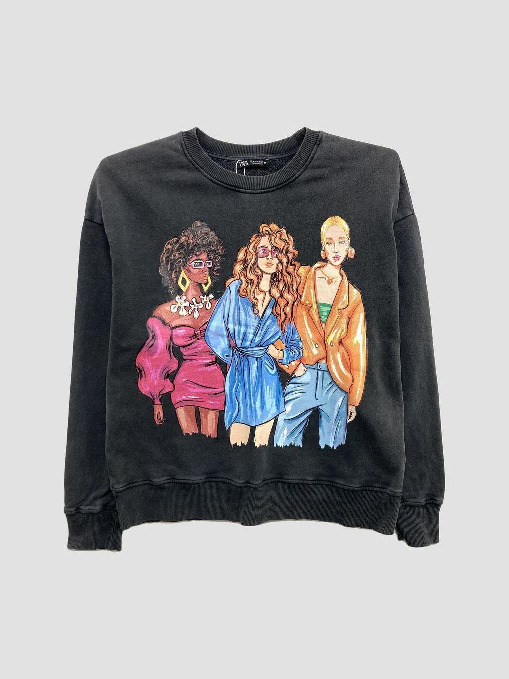 Polerón ZARA - Talla M (VOP01065892)-0