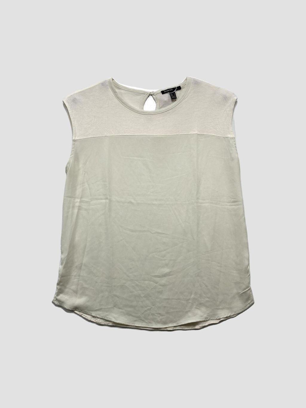 Polera sin mangas MANGO - Talla M (VOP01064494)-0