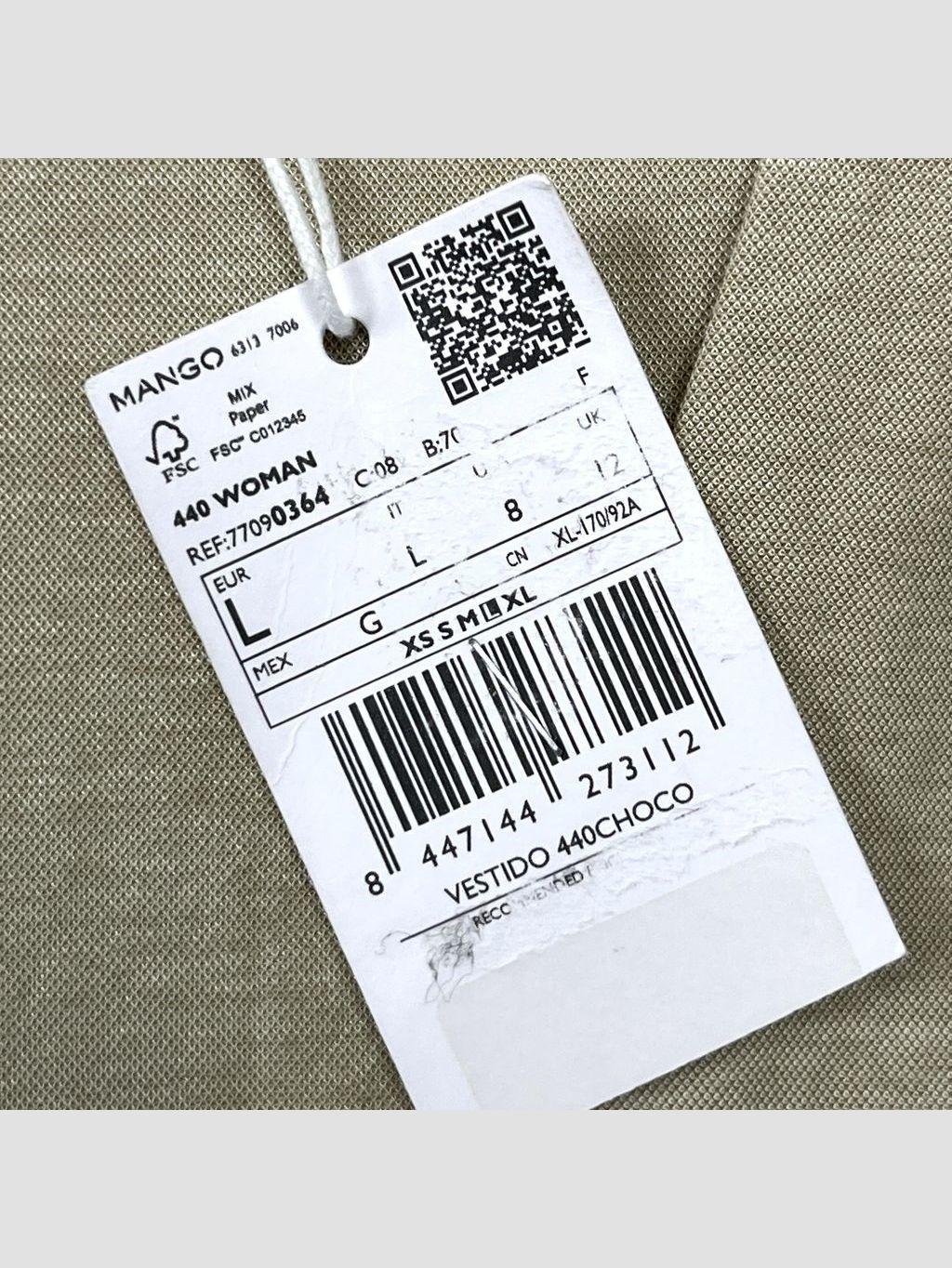 Vestido corto MANGO - Talla L (VOP01122602)-2