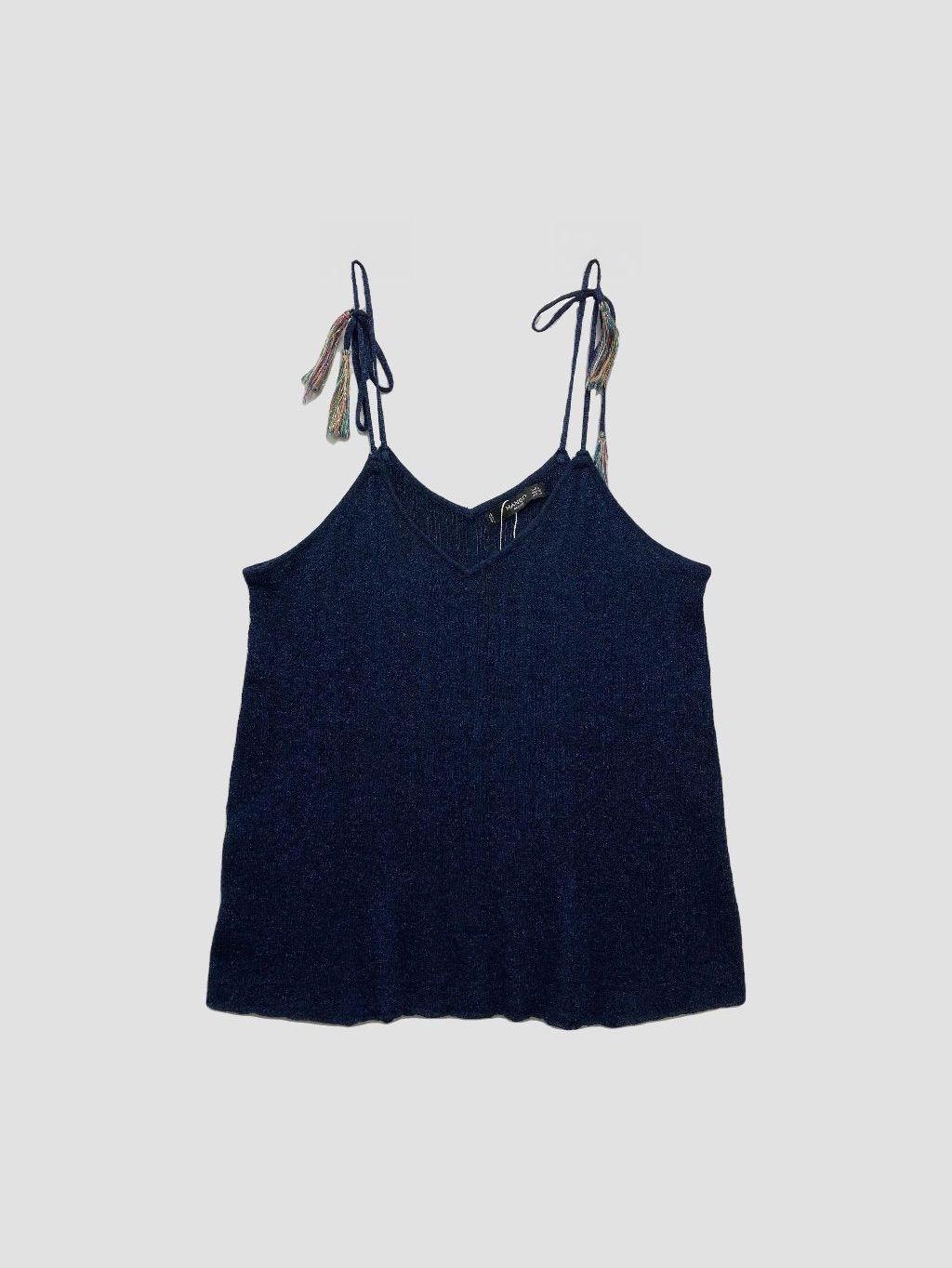 Polera sin mangas MANGO - Talla S (VOP01054940)-0