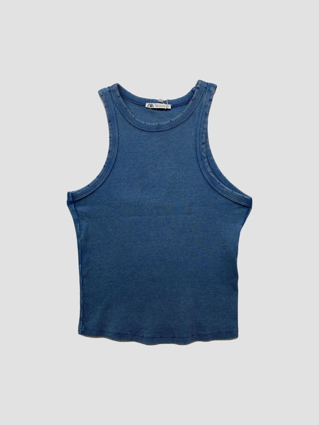 Polera sin mangas ZARA - Talla M (VOP01031191)-0