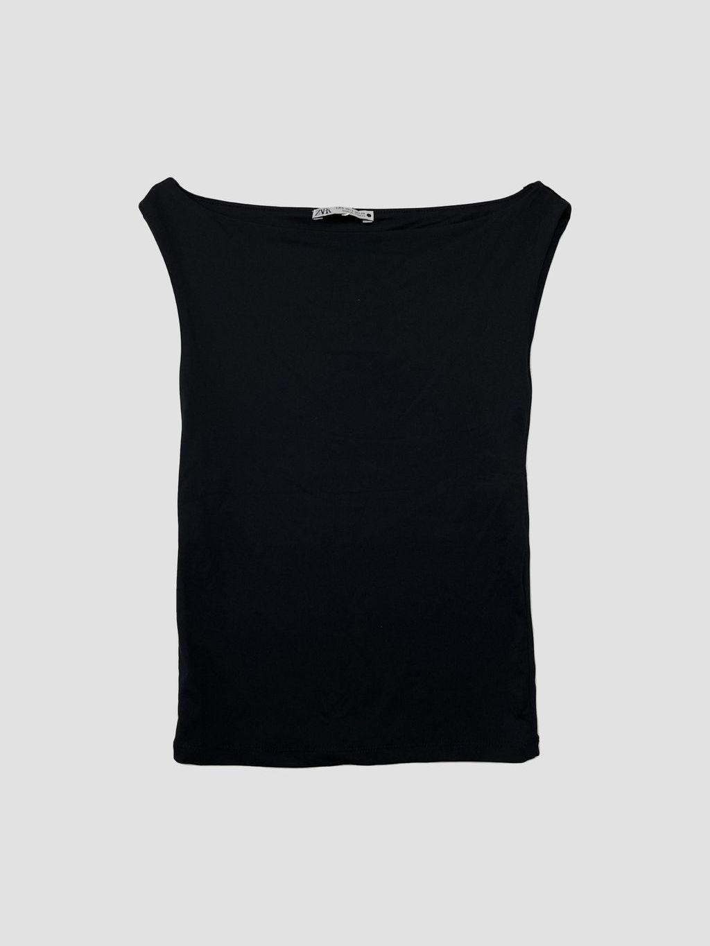 Polera sin mangas ZARA - Talla S (VOP01111616)-0