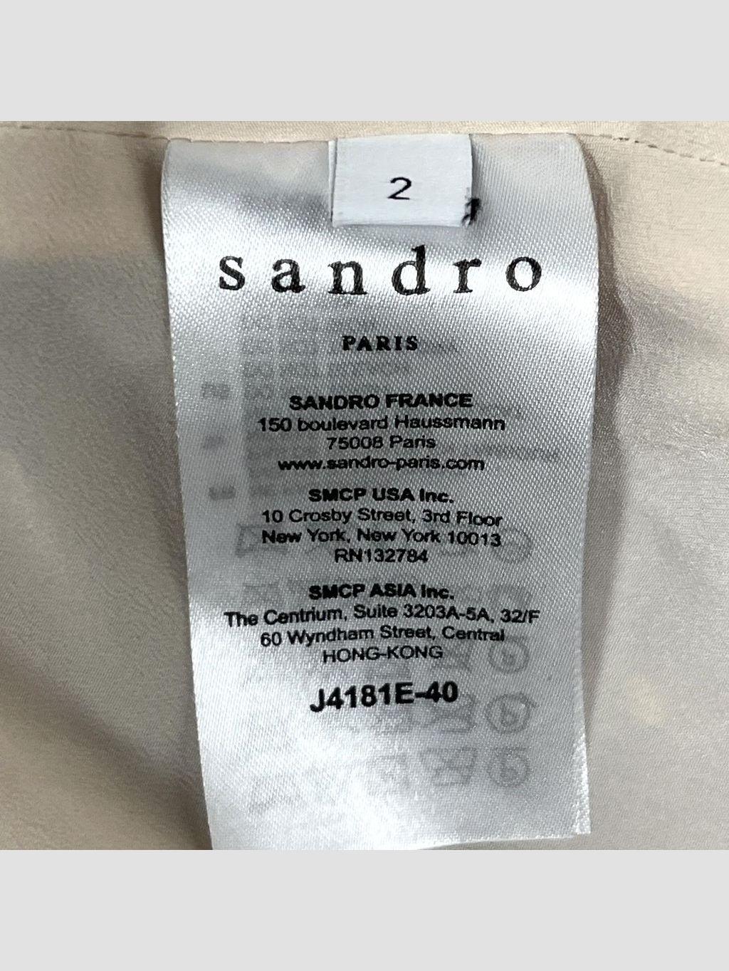 Falda larga SANDRO - Talla 34 (VOP01107229)-5