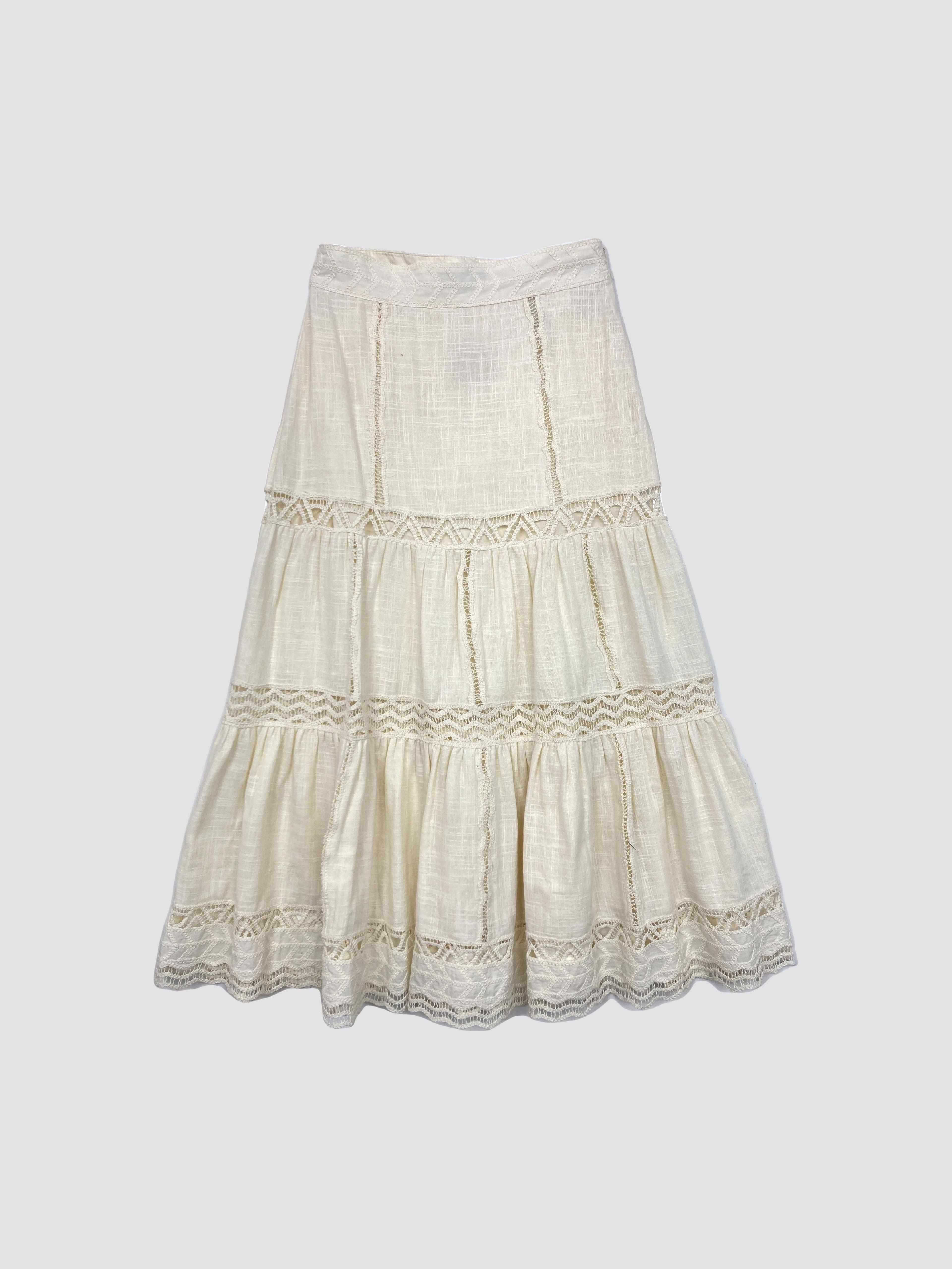 Falda larga ZARA - Talla 36 (VOP01112163)-0