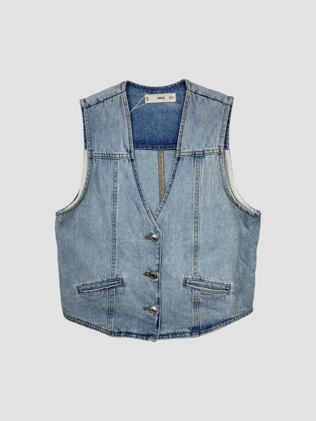 Chaqueta sin mangas MANGO - Talla S (VOP01128202)-0