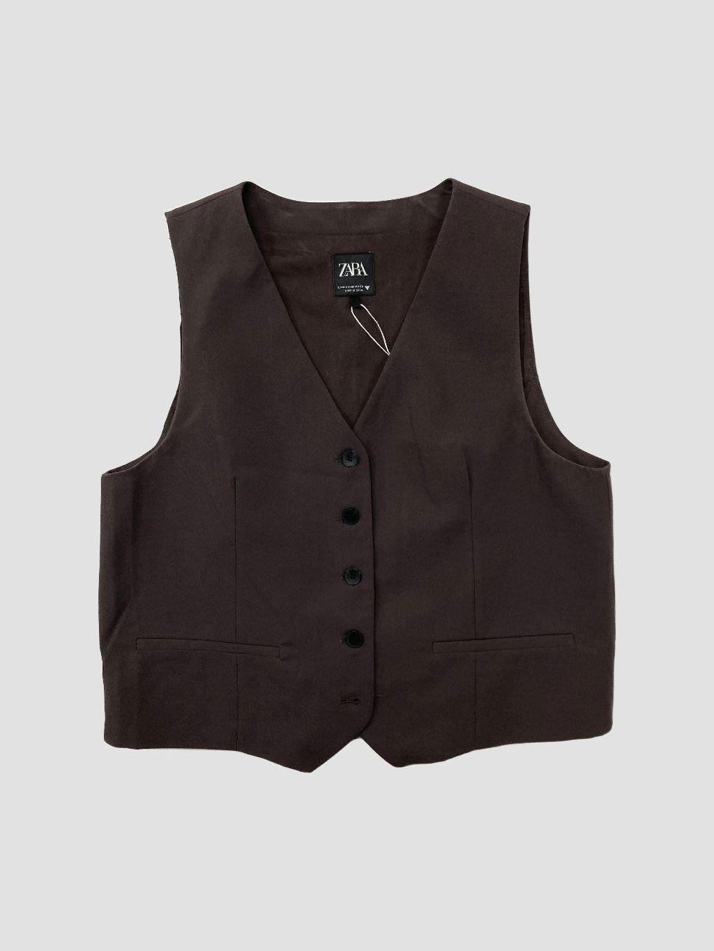 Chaqueta sin mangas ZARA - Talla M (VOP01158314)-0