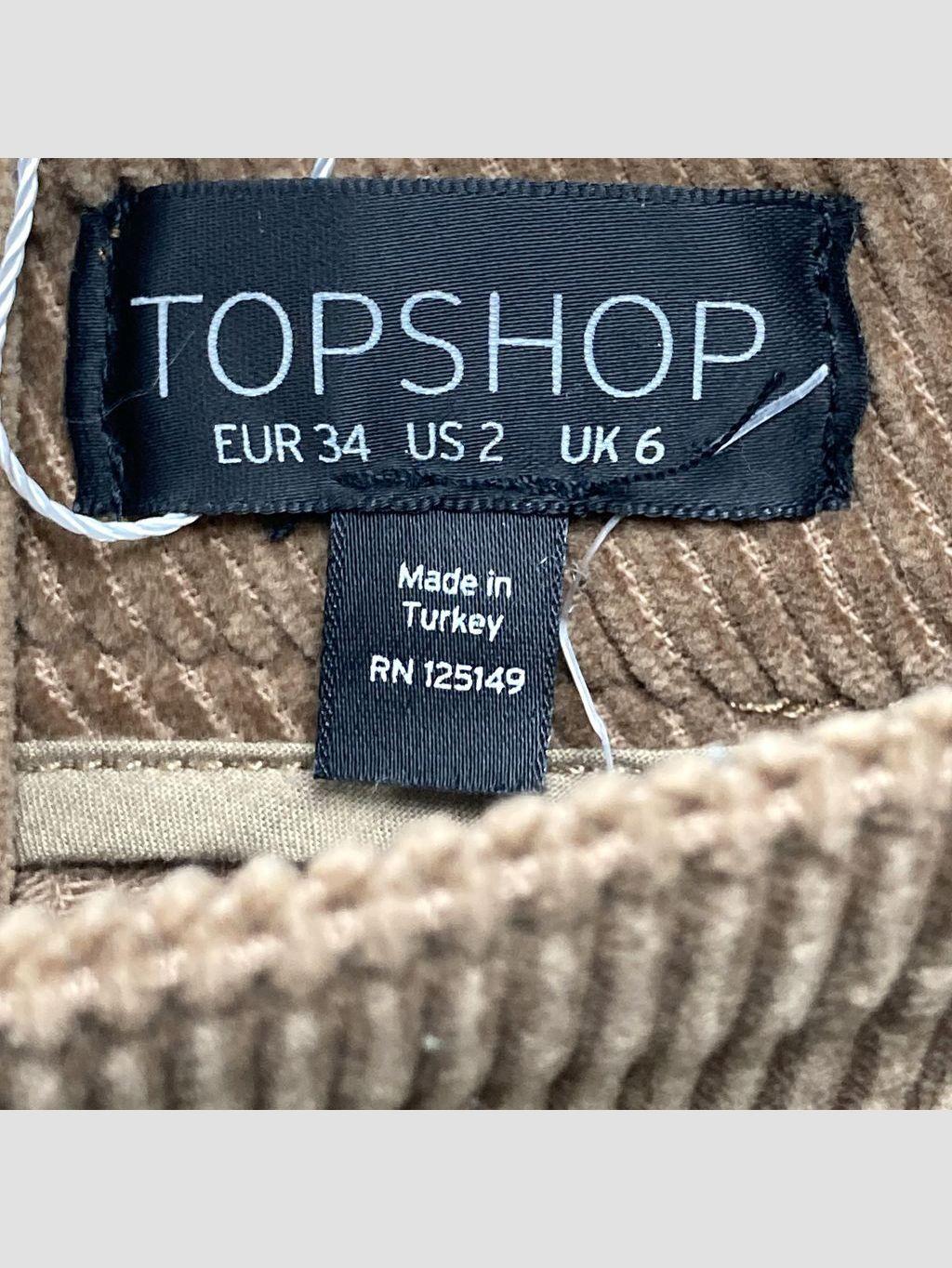 Falda corta TOPSHOP - Talla 34 (VOP01070458)-1