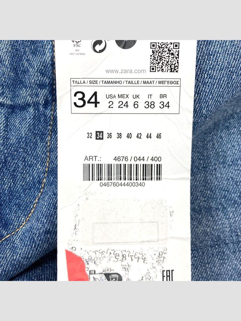 Jean ZARA - Talla 34 (VOP01102551)-3