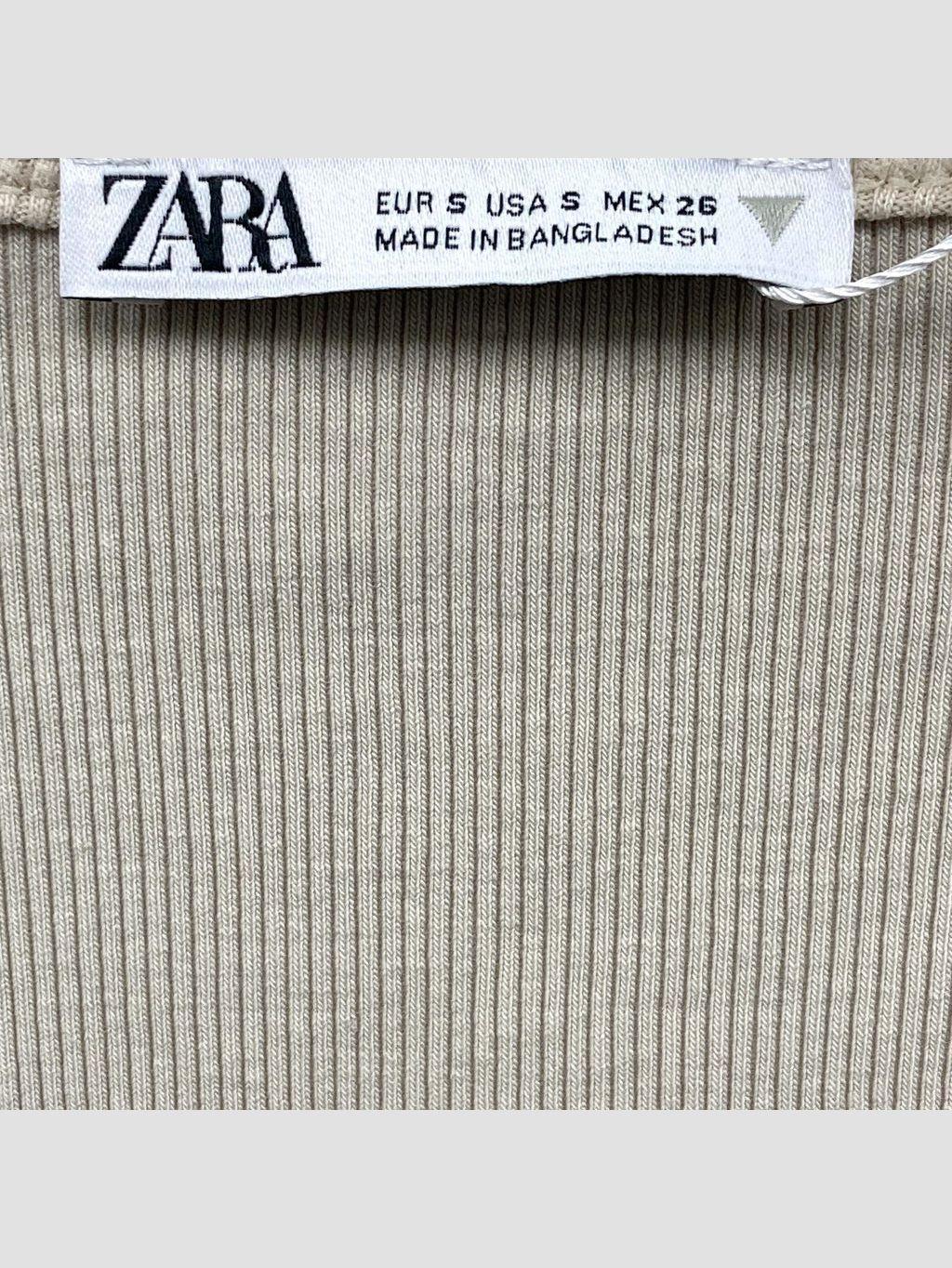 Polera sin mangas ZARA - Talla S (VOP01056886)-1