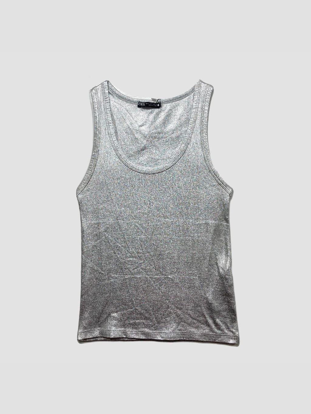 Polera sin mangas ZARA - Talla S (VOP00952592)-0