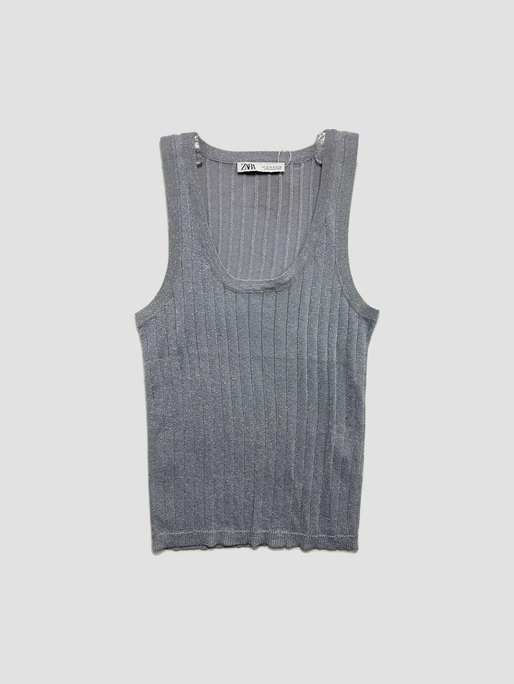 Polera sin mangas ZARA - Talla M (VOP01023511)-0