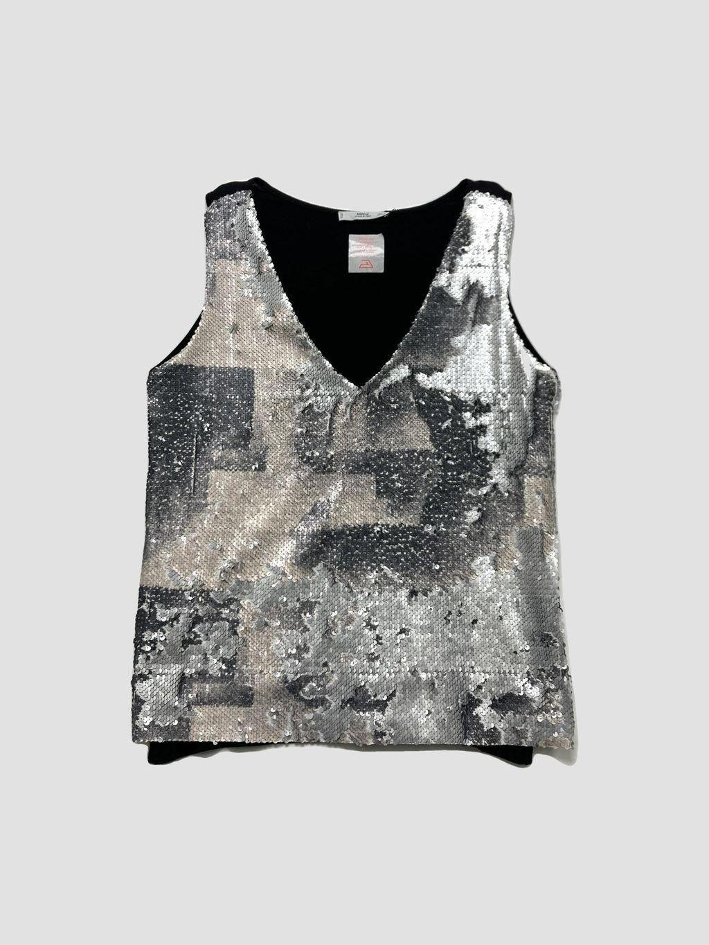 Polera sin mangas MANGO - Talla S (VOP00944611)-0