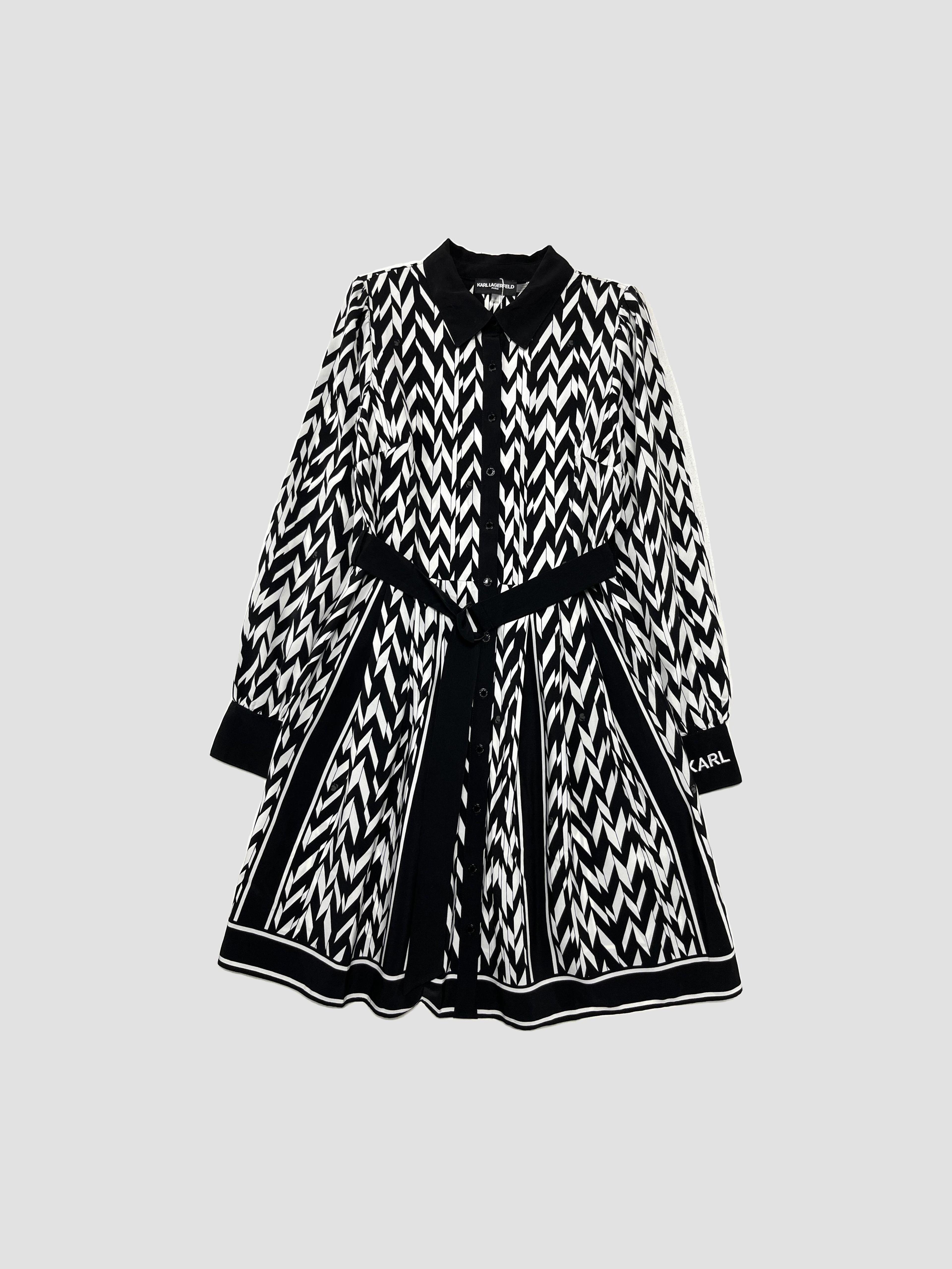 Vestido largo KARL LAGERFELD - Talla S (VOP01155655)-0