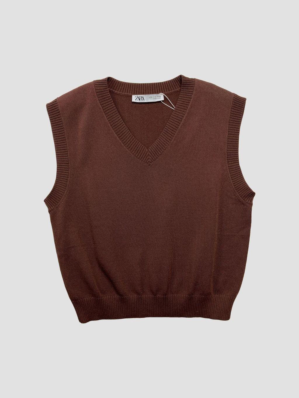 Polera sin mangas ZARA - Talla M (VOP01033553)-0