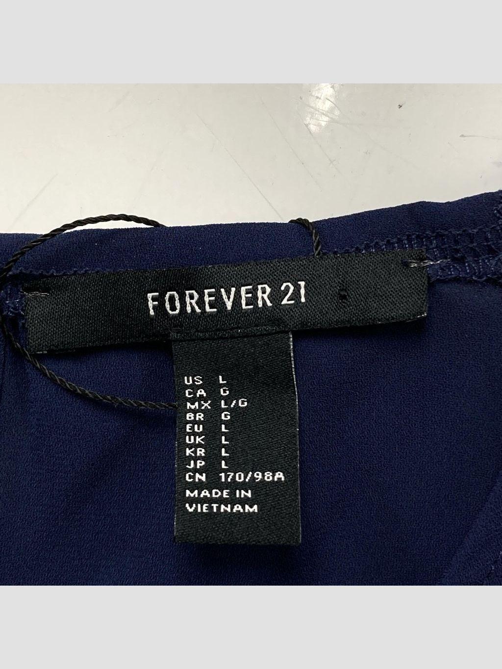 Polera sin mangas FOREVER 21 - Talla L (VOP00926154)-1