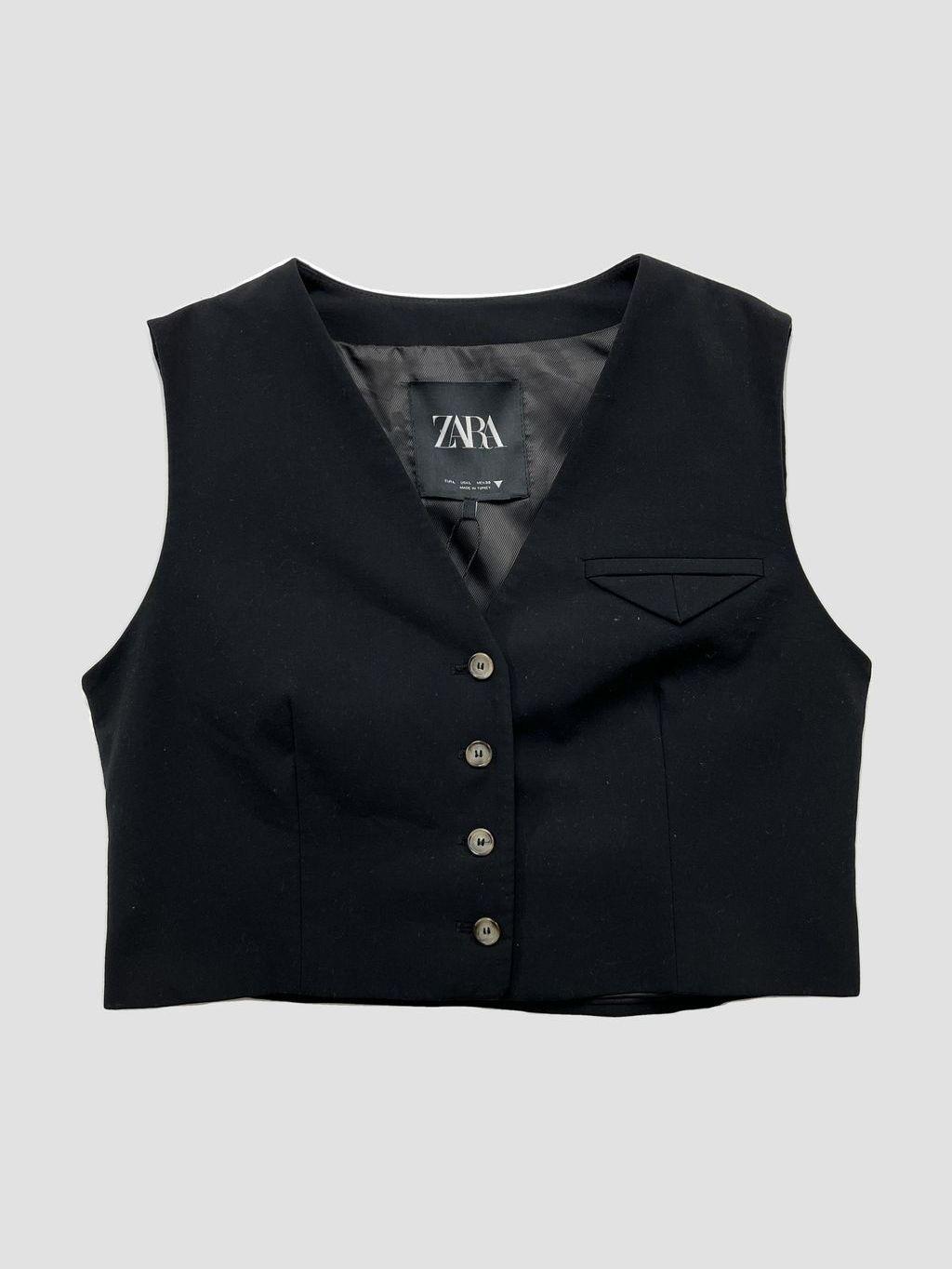 Chaqueta sin mangas ZARA - Talla L (VOP00931532)-0