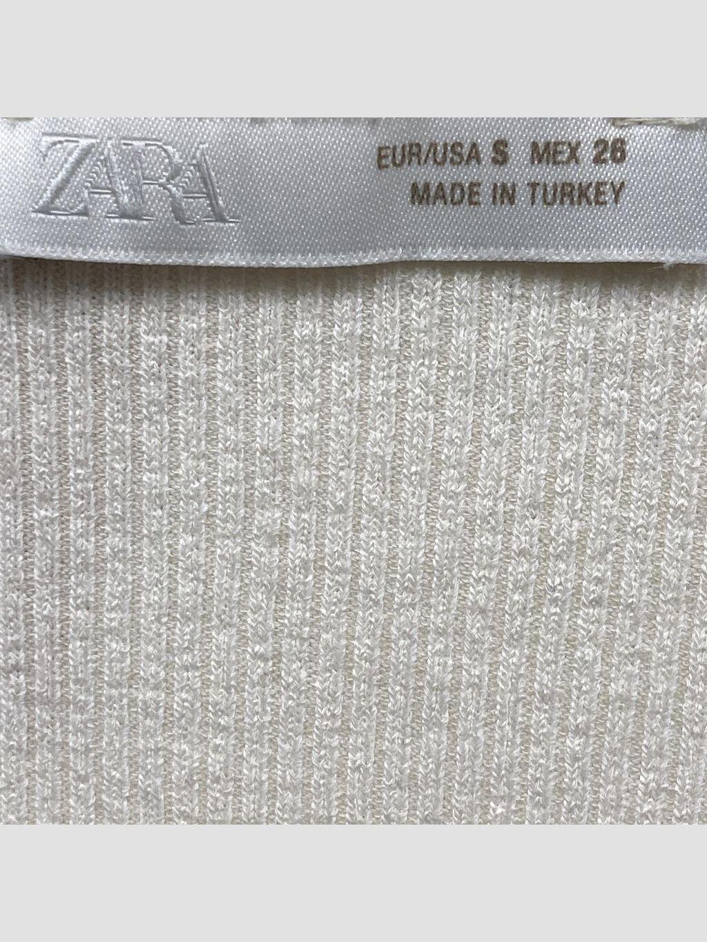 MARIA POMBO Polera sin mangas ZARA - Talla S (VOP00999043)-1