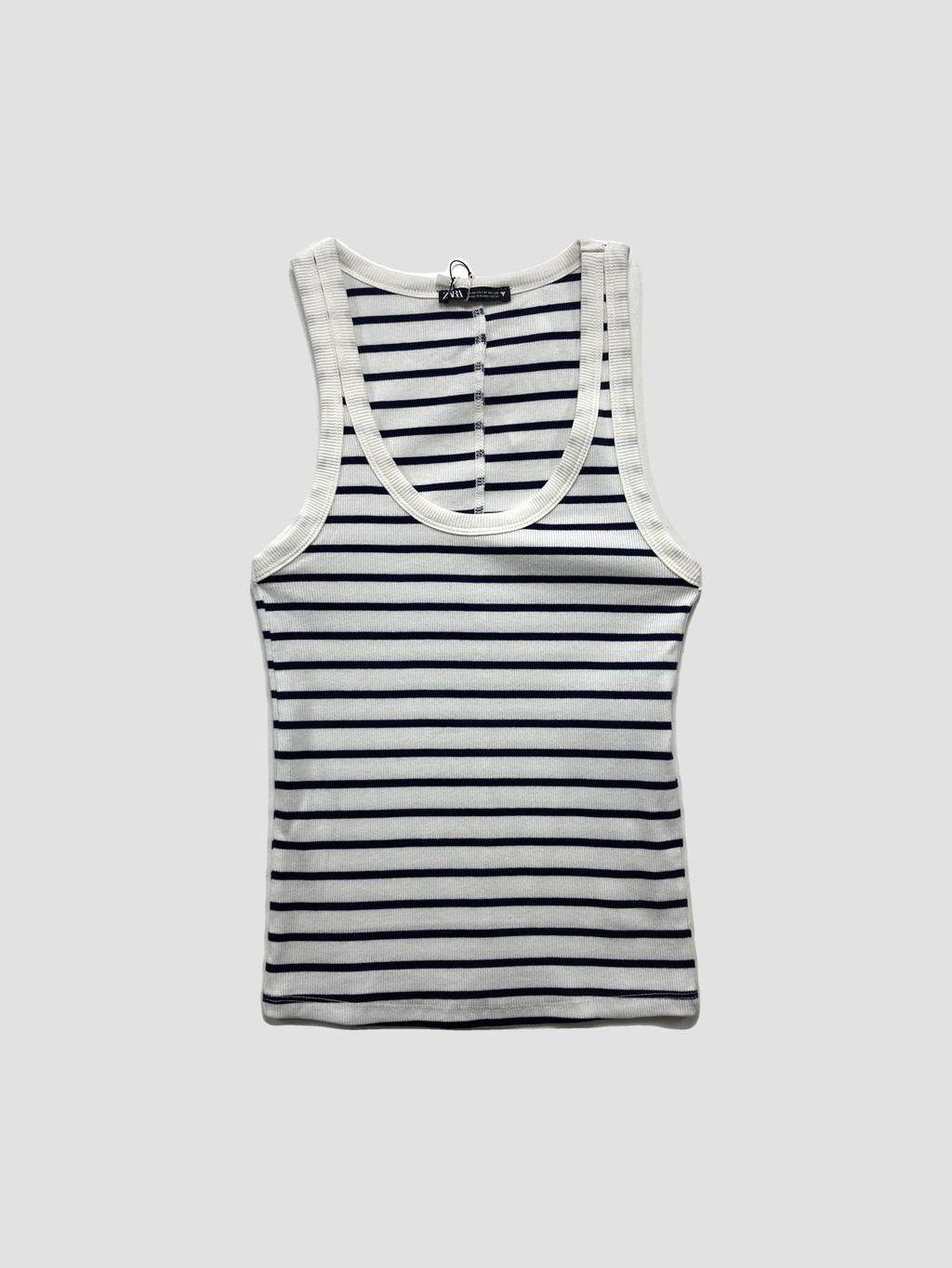 Polera sin mangas ZARA - Talla M (VOP01007591)-0