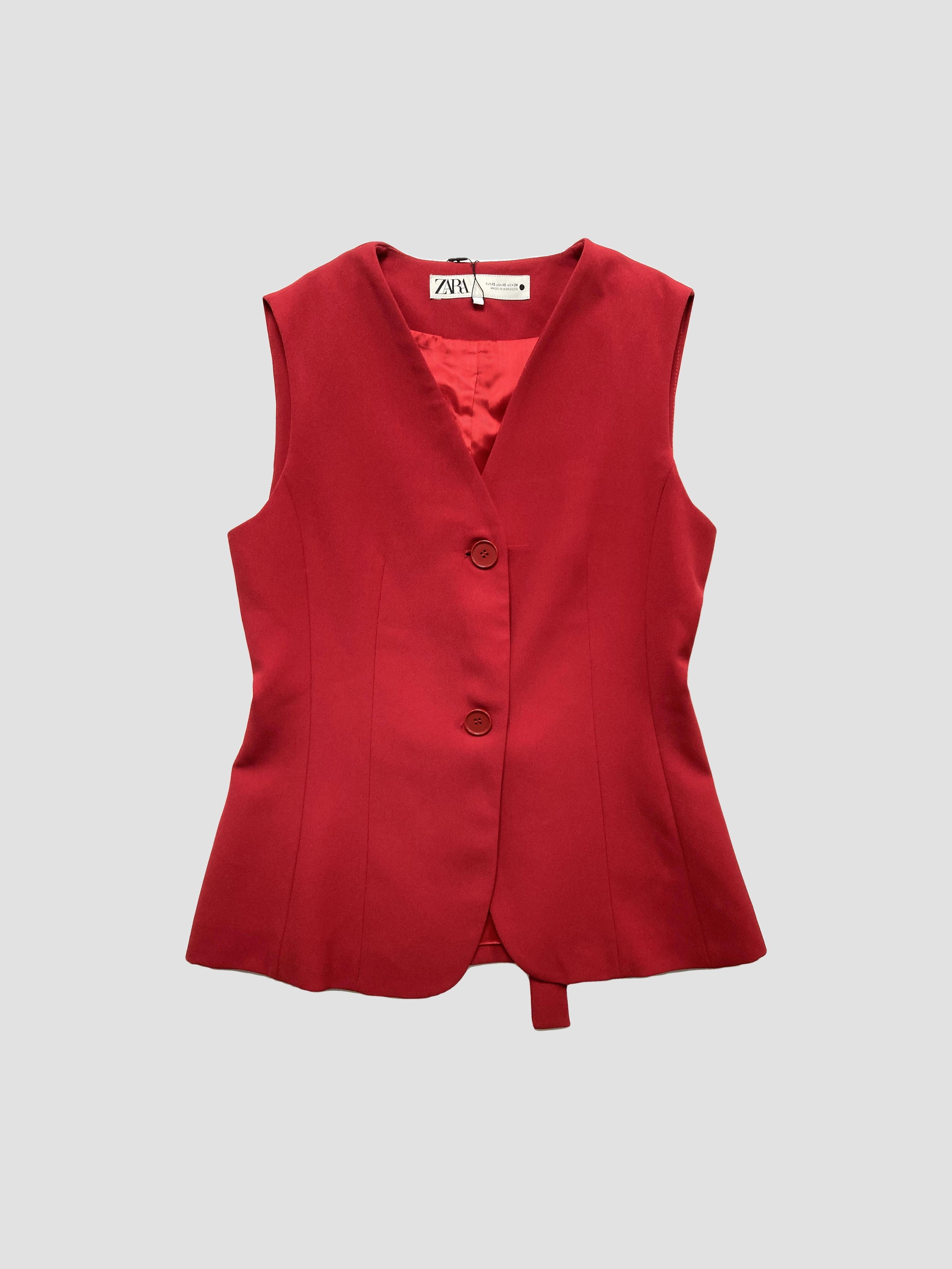 Chaqueta sin mangas ZARA - Talla XS (VOP00920259)-0