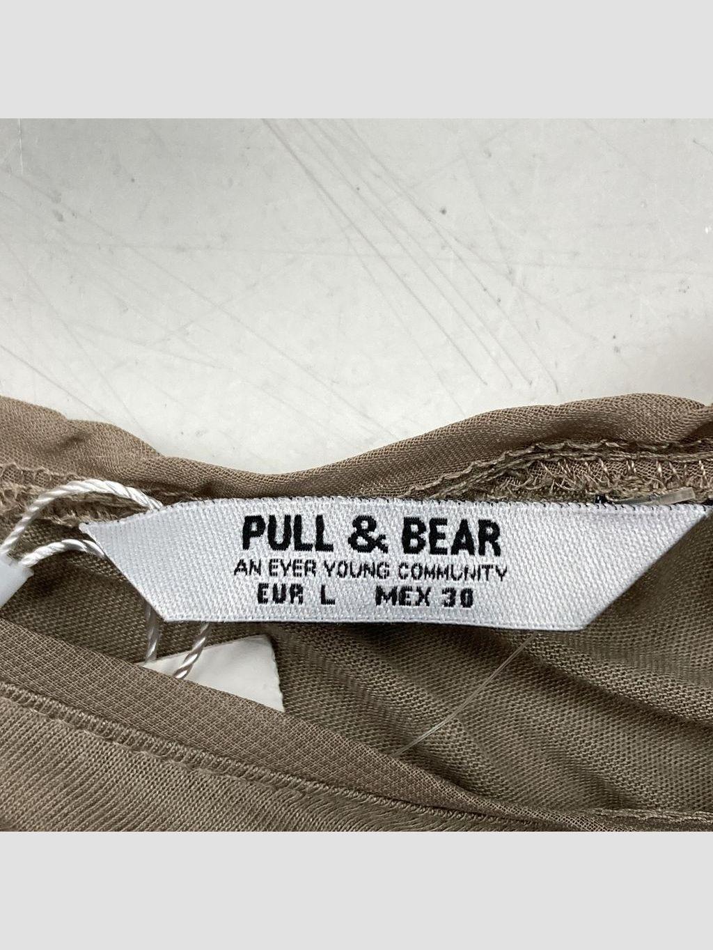Polera sin mangas PULL&BEAR - Talla L (VOP01200300)-1